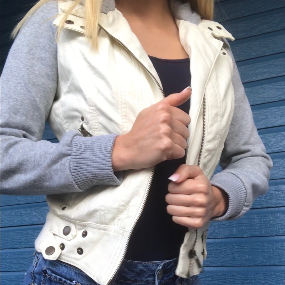 Faux leather/cloth Jacket